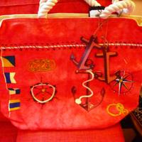 Borsa da mare Saldarini 1882 Como arancione