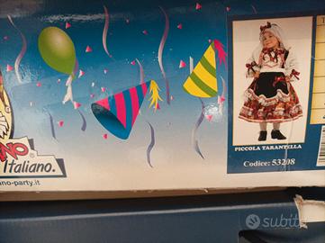 abito carnevale Bambina Piccola Tarantella 