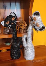 soprammobile a forma di gatto