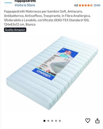 Materasso lettino neonati