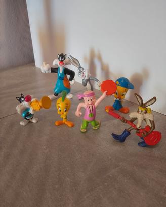Lotto looney tunes band rock vintage figurine