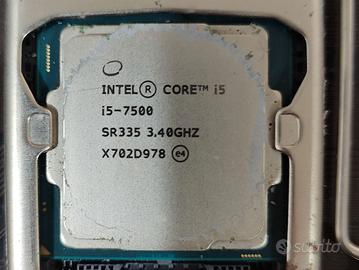 CPU Intel i5-7500