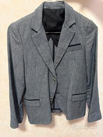 blazer da uomo grigio antracite