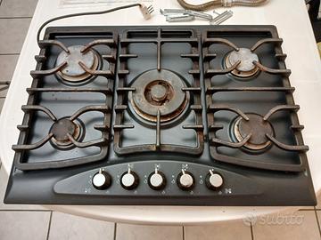 puano cottura gas 5 fuochi