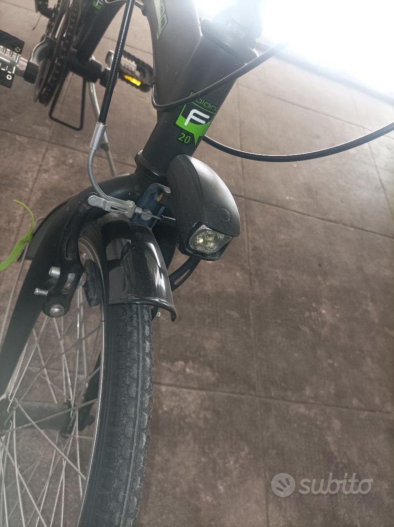 Bicicletta Pieghevole 20 Pollici 6 Marce - Doppio Freno A V, Per Città E Escursioni, Bianco - Foto 6