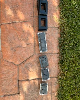 Stock completo prese elettriche nere vimar