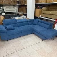 DIVANO 300X200cm CON CARRELLO ESTRAIBILE E CASSETT