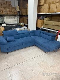 DIVANO 300X200cm CON CARRELLO ESTRAIBILE E CASSETT