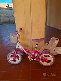 bicicletta Winx 12 per bambini 3/6 anni 