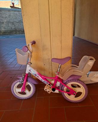 bicicletta Winx 12 per bambini 3/6 anni 