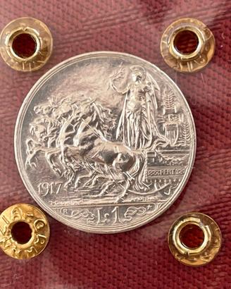 1 Lira 1917 Quadriga Briosa SPL/FDC Sigillo