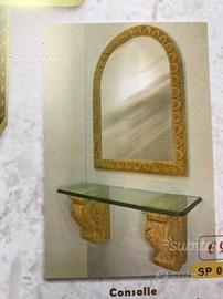 Consolle e specchiera