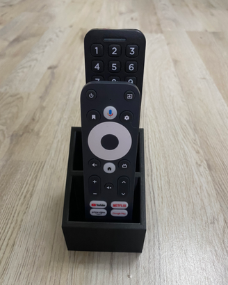 Organizzatore Telecomandi – Supporto a 2 Scomparti