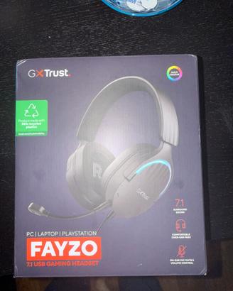 cuffie gaming gxtrust fayzo 7.1 inscatolate