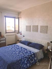 Letto matrimoniale contenitore Pianca / Molteni –