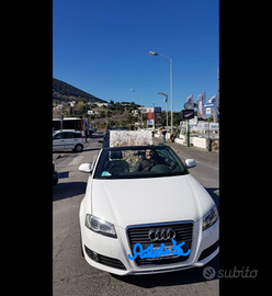 Audi a3 cabrio bianca