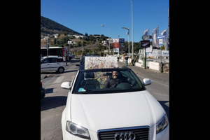 Audi a3 cabrio bianca