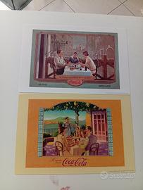 2 tovagliette Coca-Cola anni 90 