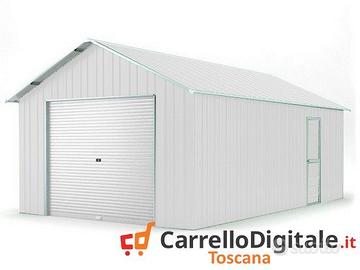 Baracca container 438x724 cm saracinesca bianco