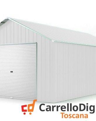 Baracca container 438x724 cm saracinesca bianco