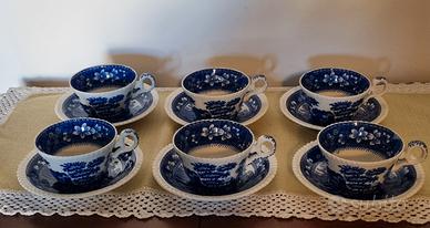 Servizio Tazze Spode Blue Tower (6 Persone)