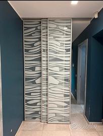 porta a vetro scorrevole