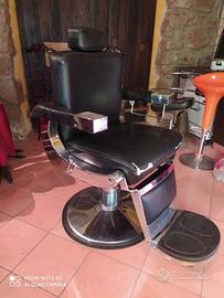 POLTRONA BARBIERE VINTAGE BARBER SHOP ARREDO MODER