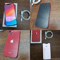 Iphone 13 Product RED con molti  accessori 128GB