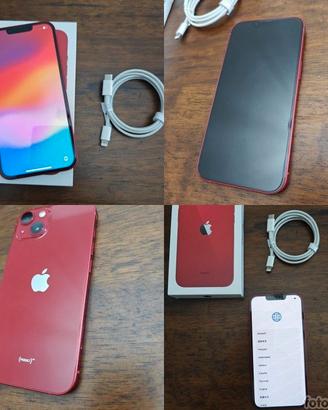 iPhone 13 128GB Product Red - Batteria 86%
