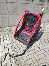 carrello  bici per 2 bambini