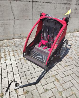 carrello  bici per 2 bambini