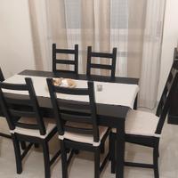  Tavolo Allungabile Ikea + 6 Sedie
