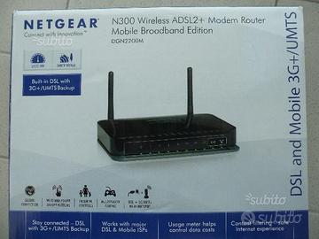 Netgear DGN2200M Modem Router Wi-Fi N300