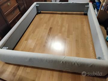 Giro letto matrimoniale imbottito