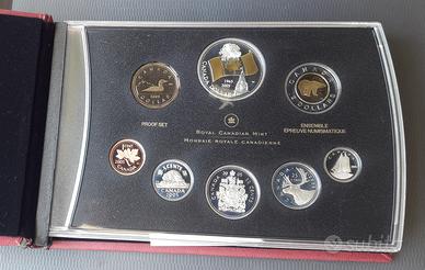 ARGENTO divisionale CANADA 2005 PROOF FDC con 999