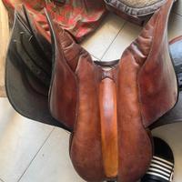 Sella Salto Ostacoli Vintage Stübben 