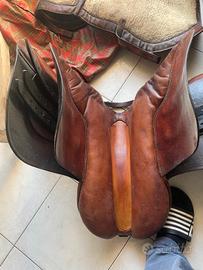 Sella Salto Ostacoli Vintage Stübben 