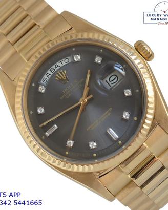 ROLEX  Day-Date 1803 President Factory diamonds