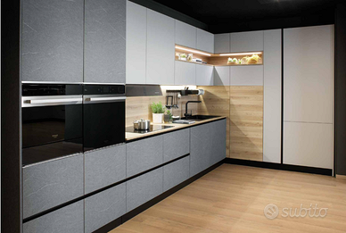 CUCINA LINEARE MODERNA COMPONIBILE SU MISURA