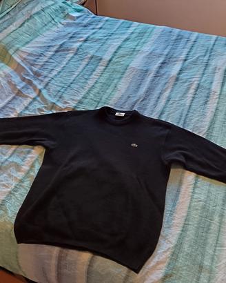 maglione  nero Lacoste 