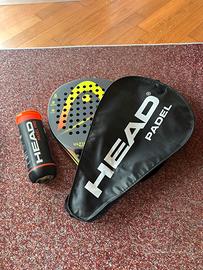 Racchetta Padel Head con custodia e palline