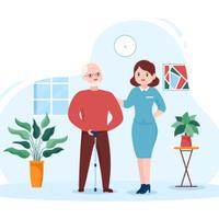 Assistente anziani e collaboratrice domestica