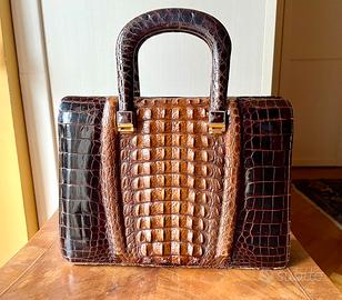 Borsa coccodrillo vintage anni ‘50