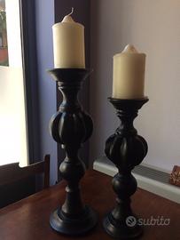 Candelabri in legno