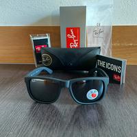 Ray-Ban Justin / Nero Opaco + Lenti White Mercury