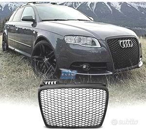 GRIGLIA AUDI A4 B7 04-07 LOOK RS NERO LUCIDO