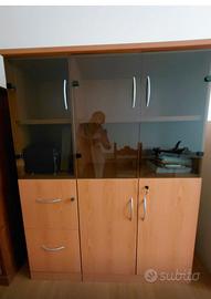 Armadio studio in ciliegio