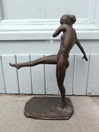 Paolo Troubetzkoy, Ballerina, Scultura in bronzo 