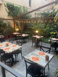 Attività di ristorazione con giardino