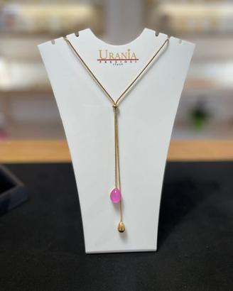 Collana minimalista regolabile - Acciaio dorato -